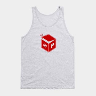 Pandora's box minimalist art . Fpr ancient greek mythology fans in red ink Tank Top